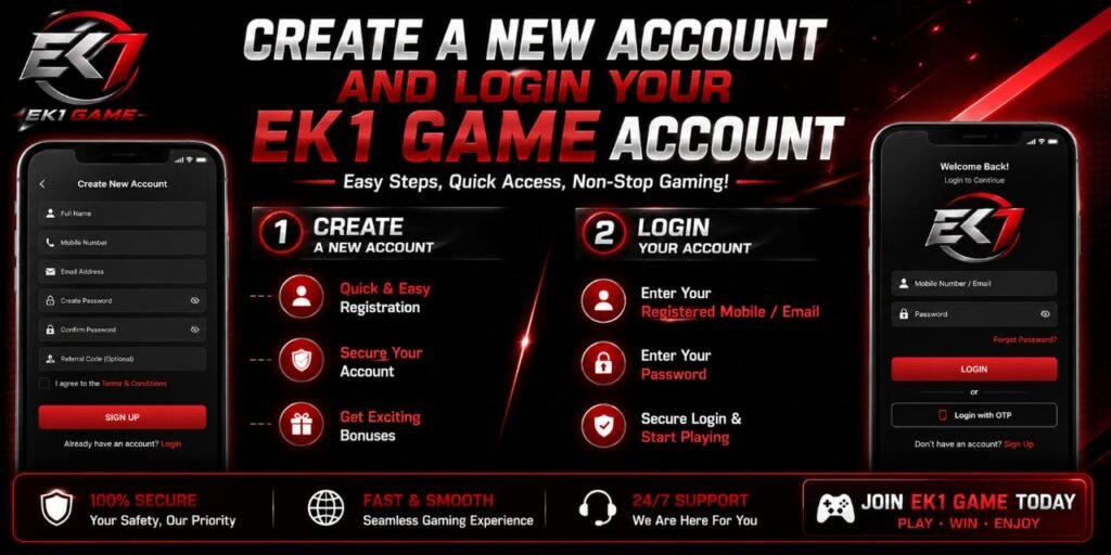 Ek1 Game app login